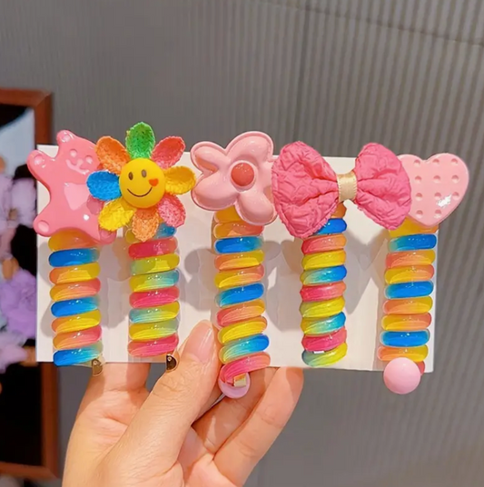 Colete Pack X5 Para El Cabello Niñas