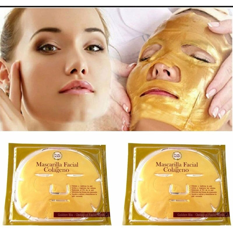 Mascarilla Gold Facial De Colageno