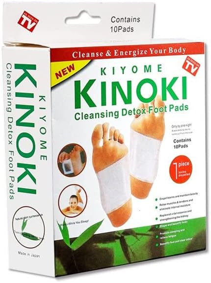 Parches Pies Kinoki Desintoxicante X 10u